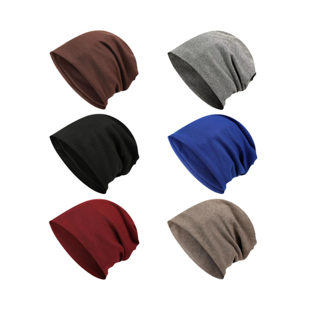 Topi Beanie Topi Beanie Rajutan Lembut Hip-Hop Tipis Bergaya Pria dan Wanita